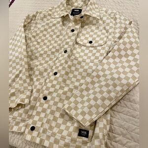 VANS checker chore coat